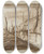 Triptych art skateboard deck of Georges Goursat Sem Passage Dun Bless Argonne by Georges Goursat (Sem) (1863-1934)