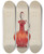 Triptych art skateboard deck of Ralph Atkinson Vinegar Cruet_1 by Ralph Atkinson (20-)