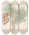 Triptych art skateboard deck of Clemenz Heinrich Wehdemann Phoenix Phoenix Reclinata by Clemenz Heinrich Wehdemann (1762-1835)