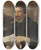 Triptych art skateboard deck of Charles Mellin Portrait Of A Man by Charles Mellin (1597-1649)