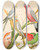 Triptych art skateboard deck of W A Blakston Cockateels Roseate Cockatoo Leadbeaters Cockatoo Scalybreasted Parrakeet by W A Blakston (19-)