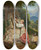 Triptych art skateboard deck of Ferdinand Georg Waldmller Ein Mdchen Schmckt Die Mutter Gottes Mit Einer Rose by Ferdinand Georg Waldmuller (1793-1865)