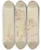 Triptych art skateboard deck of Johann Melchior Roos A Panthers Back by Johann Melchior Roos (1663-1731)