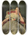 Triptych art skateboard deck of Ferdinand Georg Waldmller Sitzendes Mdchen In Weiem Atlaskleid by Ferdinand Georg Waldmuller (1793-1865)
