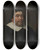 Triptych art skateboard deck of Bartholomeus Van Der Helst Portrait Of A Man by Bartholomeus van der Helst (1613-1670)