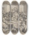 Triptych art skateboard deck of William Hogarth The Four Stages Of Cruelty The Reward Of Cruelty Anatomy Theatre by William Hogarth (1697-1764)