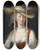 Triptych art skateboard deck of Elisabeth Louise Vige Le Brun Portrait Anne Catherine Le Preudhomme De Chatenoy Comtesse Der Verdun by Elisabeth Louise Vigee Le Brun (1755-1842)
