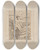 Triptych art skateboard deck of Anders Zorn Wet by Anders Zorn (1860-1920)