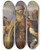 Triptych art skateboard deck of Dutch School An Old Testament Scene by Dutch School