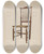 Triptych art skateboard deck of Magnus S Fossum Bastard Windsor Chair by Magnus S Fossum
