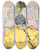 Triptych art skateboard deck of Charles Henry Bennett The Daw In Borrowed Plumes by Charles H Bennett (1828-1867)