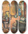 Triptych art skateboard deck of Emile Othon Friesz Interior by Emile Othon Friesz (1879-1949)