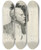 Triptych art skateboard deck of Nicolaas Van Der Waay De Heer Wg Van Neyenhoff Commissaris In Effecten by Nicolaas van der Waay (1855-1936)