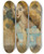 Triptych art skateboard deck of Helene Schjerfbeck Girl From Eydtkuhne Ii by Helene Schjerfbeck (1862-1946)