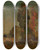 Triptych art skateboard deck of George Inness Autumn Trees by George Inness (1825-1894)