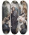 Triptych art skateboard deck of Henri Fantinlatour The Anniversary Homage To Hector Berlioz by Henri Fantin-Latour (1836-1904)