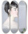 Triptych art skateboard deck of Douard Manet Mademoiselle Isabelle Lemonnier 18571926 by douard Manet (1832-1883)