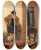 Triptych art skateboard deck of Christian Krohg Charles Lundh In Conversation With Christian Krohg by Christian Krohg (1852-1925)