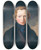 Triptych art skateboard deck of Carl Rahl Portrait Carl Jodocus Meyer Kunsthndler In Wien by Carl Rahl (1812-1865)