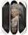 Triptych art skateboard deck of Gilbert Stuart Portrait Of A Lady_2 by Gilbert Stuart (1755-1828)