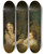Triptych art skateboard deck of Johann Baptist Von Lampi The Elder Zwei Kinder Aus Der Familie Der Grafen Thomatis by Johann Baptist Von Lampi The Elder (1751-1830)