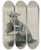 Triptych art skateboard deck of David Bles Cato Tieleman A Character From Jacob Van Lenneps Ferdinand Huyck by David Bles (1821-1899)