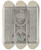 Triptych art skateboard deck of Nicholas Acampora Wall Paper And Border_1 by Nicholas Acampora