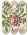 Triptych art skateboard deck of Sarah Featon Titoki by Sarah Featon (1848-1927)