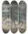 Triptych art skateboard deck of Thomas Girtin Deer In Windsor Forest by Thomas Girtin (1775-1802)