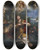 Triptych art skateboard deck of Pietro Da Cortona Saint Martina Refuses To Adore The Idols by Pietro da Cortona (1596-1669)