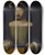 Triptych art skateboard deck of Joos Van Cleve Portrait Of Franois Ier King Of France by Joos Van Cleve (1485-1541)