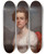 Triptych art skateboard deck of Rembrandt Peale Portrait Of Helen Miller Mrs Charles G Mclean by Rembrandt Peale (1778-1860)