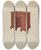 Triptych art skateboard deck of Francis Borelli Dressing Table by Francis Borelli