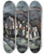 Triptych art skateboard deck of Roger De La Fresnaye French Hill Town by Roger De La Fresnaye (1885-1925)