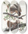 Triptych art skateboard deck of John James Audubon Chuck Wills Widow by John James Audubon (1785-1851)