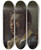 Triptych art skateboard deck of Thodore Gricault Study Of The Model Joseph by Theodore Gericault (1791-1824)