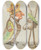Triptych art skateboard deck of Thomas Nast Andrew Johnson by Thomas Nast (1840-1902)