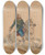 Triptych art skateboard deck of Piotr Michaowski Mohort by Piotr Michalowski (1800-1855)