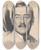 Triptych art skateboard deck of Samuel Johnson Woolf Sir Ronald Charles Lindsay_1 by Samuel Johnson Woolf (1880-1948)
