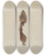 Triptych art skateboard deck of Regina Henderer Suffolk Latch_1 by Regina Henderer