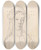 Triptych art skateboard deck of Gwen John Selfportrait by Gwen John (1876-1939)