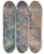 Triptych art skateboard deck of Paul Czanne Rochers Et Branches Bibmus by Paul Cezanne (1839-1906)
