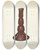 Triptych art skateboard deck of Janet Riza Candlestick_12 by Janet Riza (20-)