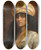 Triptych art skateboard deck of Emmanuel De Dieudonn Une Belle Orientale by Emmanuel De Dieudonne (1845-1889)