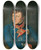 Triptych art skateboard deck of Barbara Krafft Der Bayerische Generalleutnant Clemens Freiherr Von Raglovich by Barbara Krafft (1764-1825)