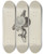 Triptych art skateboard deck of Harry Mann Waddell Ring Bit by Harry Mann Waddell (1876-1956)