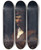Triptych art skateboard deck of Mariano Fortuny Marsal Bust Of A Man Allegory Of Bacchus by Mariano Fortuny Marsal (1838-1874)