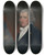 Triptych art skateboard deck of Gilbert Stuart Joseph Anthony Jr by Gilbert Stuart (1755-1828)