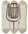 Triptych art skateboard deck of Al Curry Pine Knot Flare Holder by Al Curry (20-)