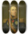 Triptych art skateboard deck of Jan Willem Pieneman Portrait Of Jonkheer Jan Willem Janssens Governor Of The Cape Colony And Governorgeneral Of The Dutch East Indies by Jan Willem Pieneman (1779-1853)